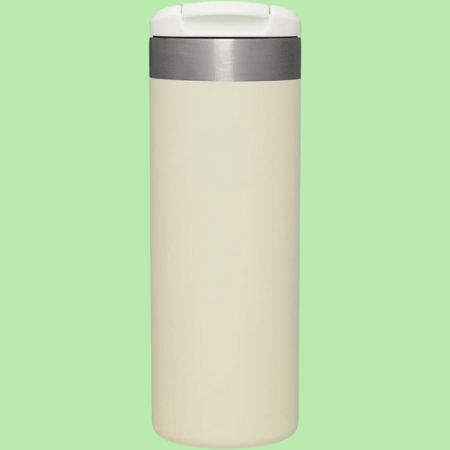 Compact Stainless Steel Insulated Mug Easy-Open Lid Tumbler