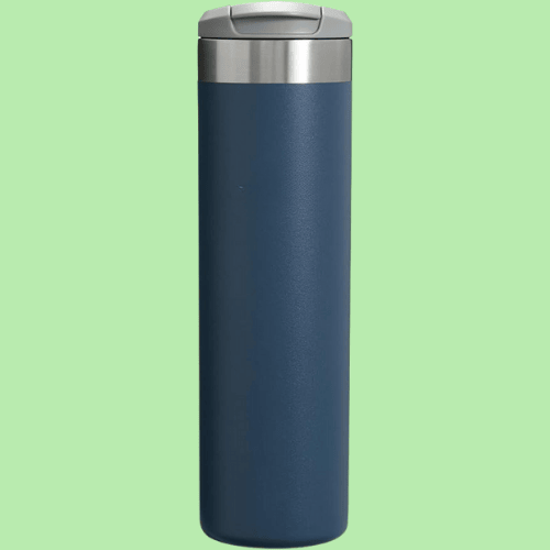 Compact Stainless Steel Insulated Mug Easy-Open Lid Tumbler