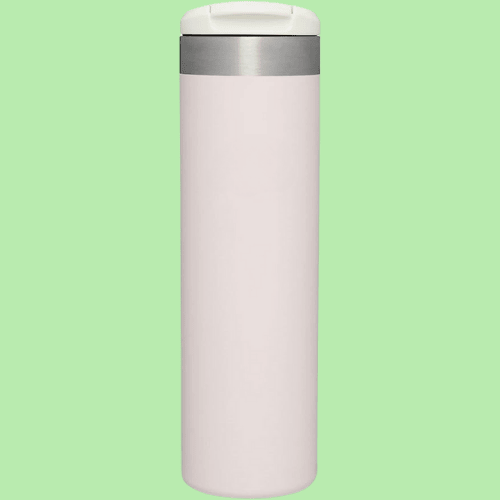 Compact Stainless Steel Insulated Mug Easy-Open Lid Tumbler