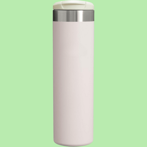 Compact Stainless Steel Insulated Mug Easy-Open Lid Tumbler