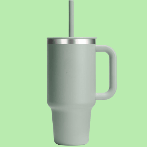 Ergonomic Handle Matte Finish Insulated Mug Tumbler