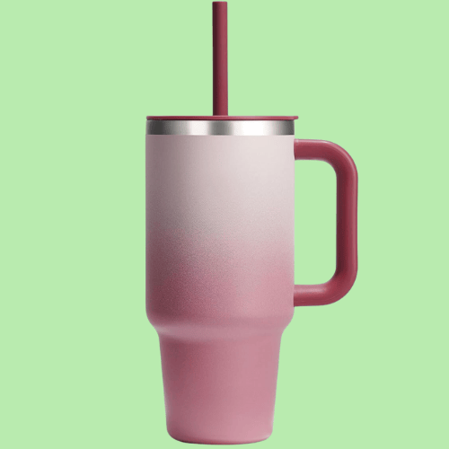 Ergonomic Handle Matte Finish Insulated Mug Tumbler