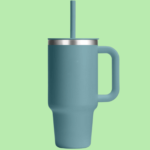 Ergonomic Handle Matte Finish Insulated Mug Tumbler