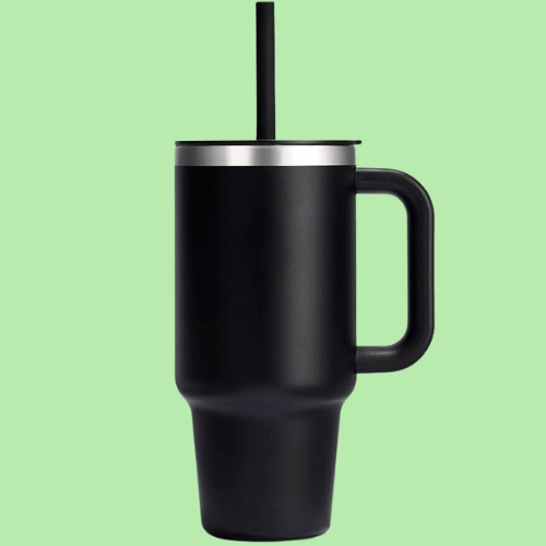 Ergonomic Handle Matte Finish Insulated Mug Tumbler