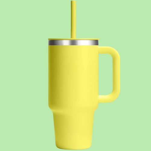 Ergonomic Handle Matte Finish Insulated Mug Tumbler