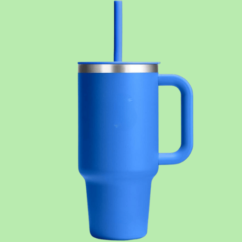 Ergonomic Handle Matte Finish Insulated Mug Tumbler