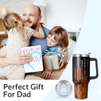 Firefighter Pride 40oz Tumbler with Handle | Stainless Steel Gift for Firemen