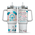 Graduation Castle 40oz Tumbler with Handle | Magical "Next Adventure" Senior Gift