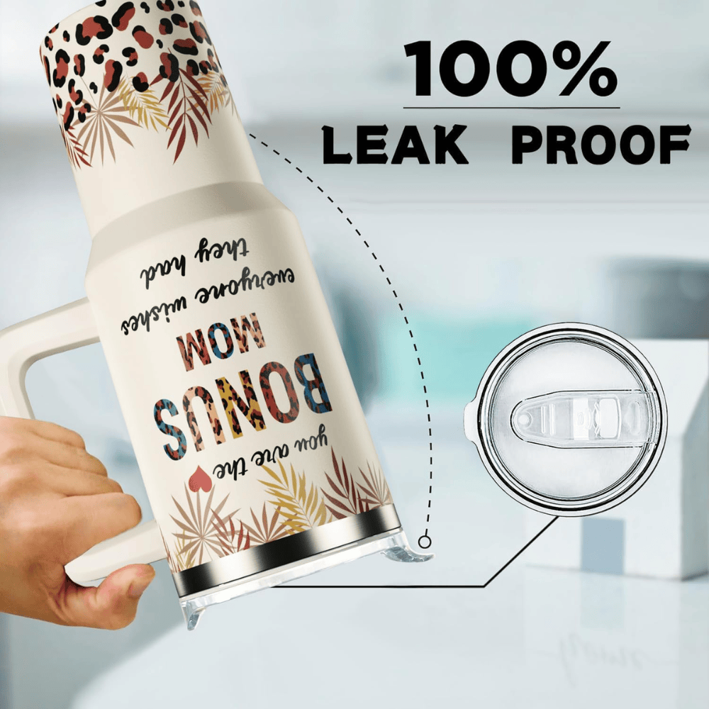 "Best Bonus Mom Ever" 40oz Tumbler | Heartfelt Stepmom Appreciation Gift