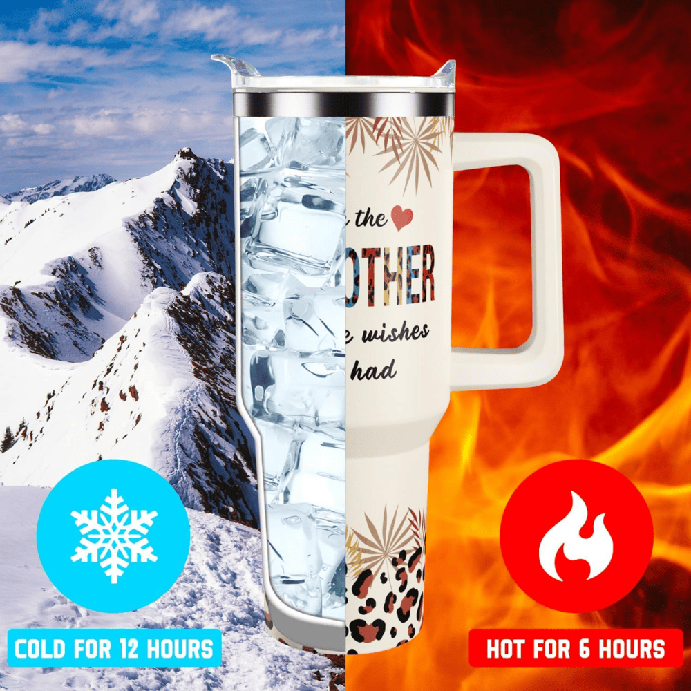 "Godmother" 40oz Insulated Tumbler | Perfect Godmother Proposal & Appreciation Gift