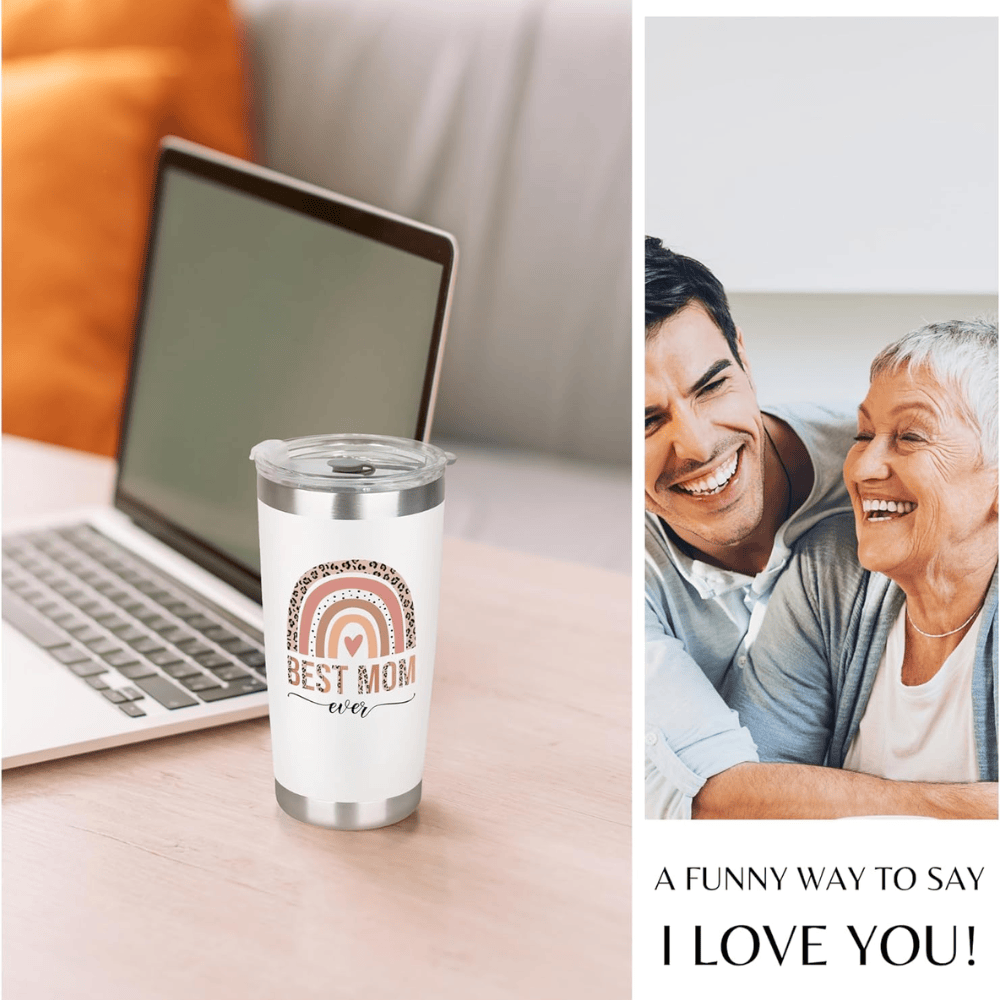 20oz "#1 Mom" Insulated Tumbler with Leak-Proof Lid | The Classic Gift for Every Mama