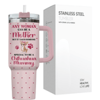 40oz "Chihuahua Mummy" Tumbler with Handle | The Ultimate Gift for Proud Dog Moms