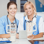"Healing Heart" 40oz Nurse Tumbler | Elegant Floral Appreciation Gift for RN, LPN, and Healthcare Heroes