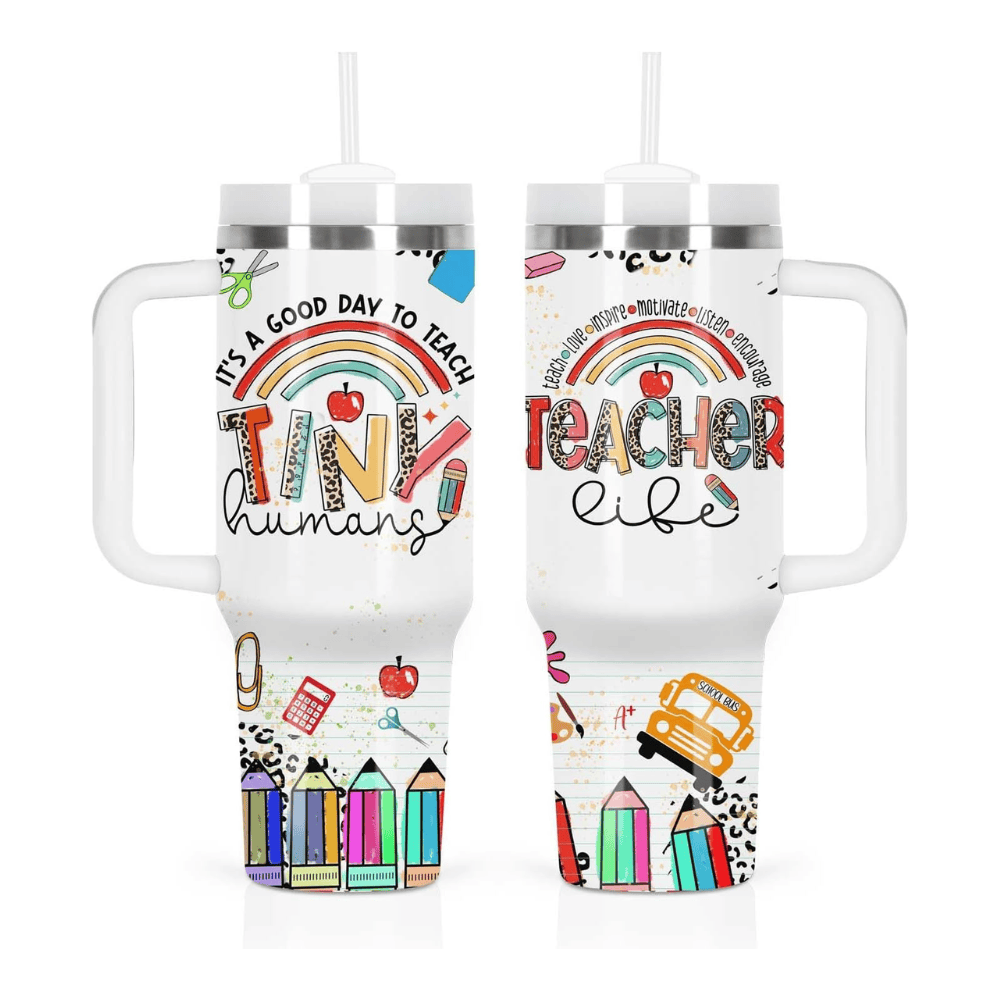 40oz "Teacher Hero" Tumbler with Silicone Boot | The Ultimate Appreciation Gift for Educators