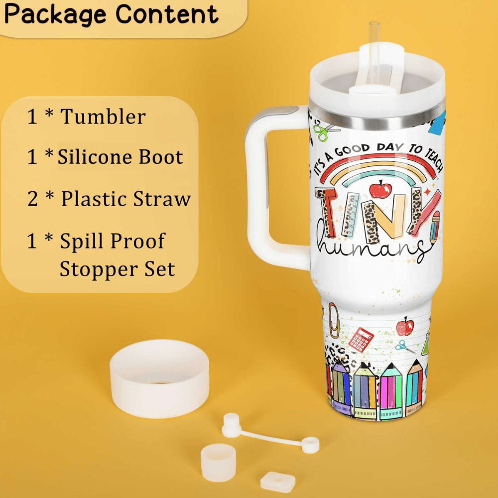 40oz "Teacher Hero" Tumbler with Silicone Boot | The Ultimate Appreciation Gift for Educators