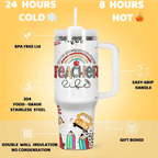 40oz "Teacher Hero" Tumbler with Silicone Boot | The Ultimate Appreciation Gift for Educators