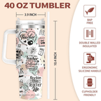 40oz "Teachers Change the World" Tumbler | The Perfect Back-to-School & Appreciation Gift