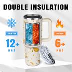 40oz "Class of 2026" Graduation Tumbler | Inspirational Congrats Grad Gift with Steel Straw Set
