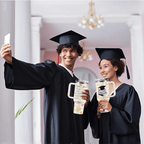 40oz "Class of 2026" Graduation Tumbler | Inspirational Congrats Grad Gift with Steel Straw Set