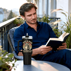 40oz "Racoon Dad" Humorous Tumbler | Best Dad Ever Nutrition Facts Mug for Father's Day & Birthdays