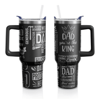 40oz "The Legend" Dad Tumbler | Laser Engraved Funny Gift for Father, Papa & Grandpa