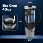 40oz Funny "At Least You Don't Have Ugly Children" Tumbler with Handle | Best Dad Ever Travel Mug