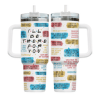 "Stay Golden" 40oz Squad Tumbler with Handle | Retro TV Show Fan Travel Mug