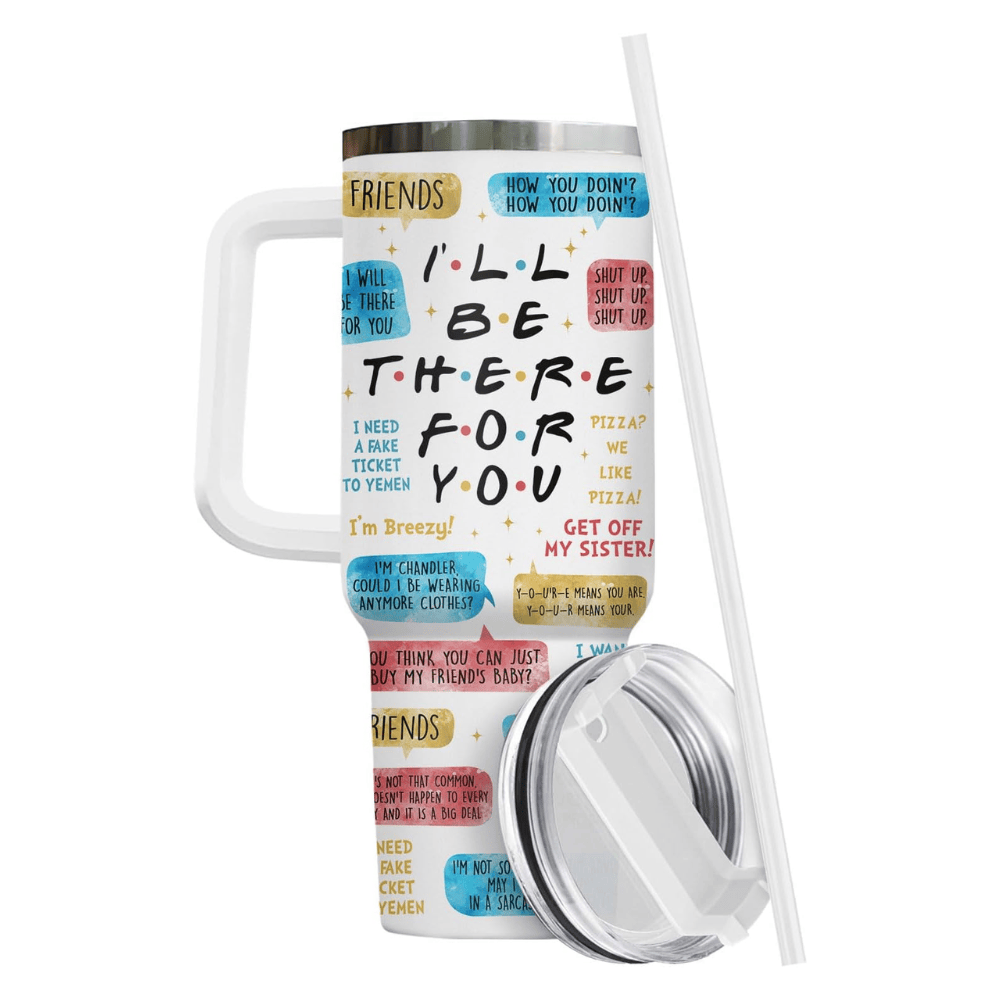 "Stay Golden" 40oz Squad Tumbler with Handle | Retro TV Show Fan Travel Mug